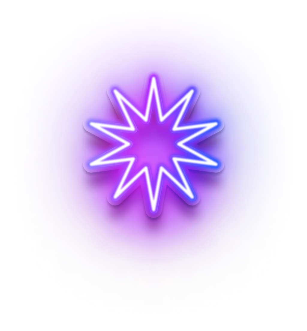 Neon Shape Star Icon
